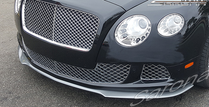Custom Bentley GTC  Convertible Front Add-on Lip (2011 - 2015) - $790.00 (Part #BT-010-FA)